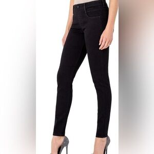 Liverpool Black Skinny Pull On Jeans Size 28